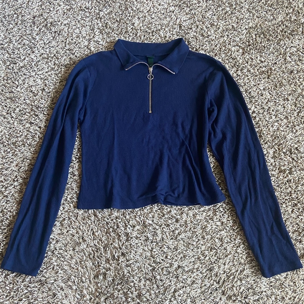 Navy Blue Top